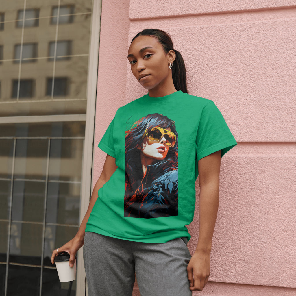 SCUBAAA Women's Fearless & Fierce Oversized Terry T-Shirt
