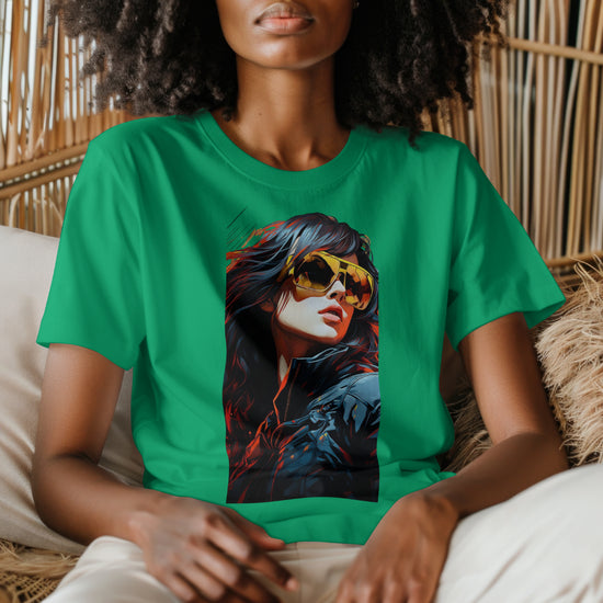 SCUBAAA Women's Fearless & Fierce Oversized Terry T-Shirt
