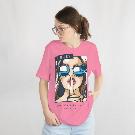 SCUBAAA Women's Queen of Style & Confidence Oversized T-Shirt