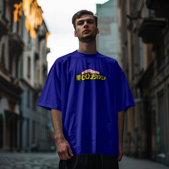 SCUBAAA Men's Heroic Kanji Edition Oversized T-shirt