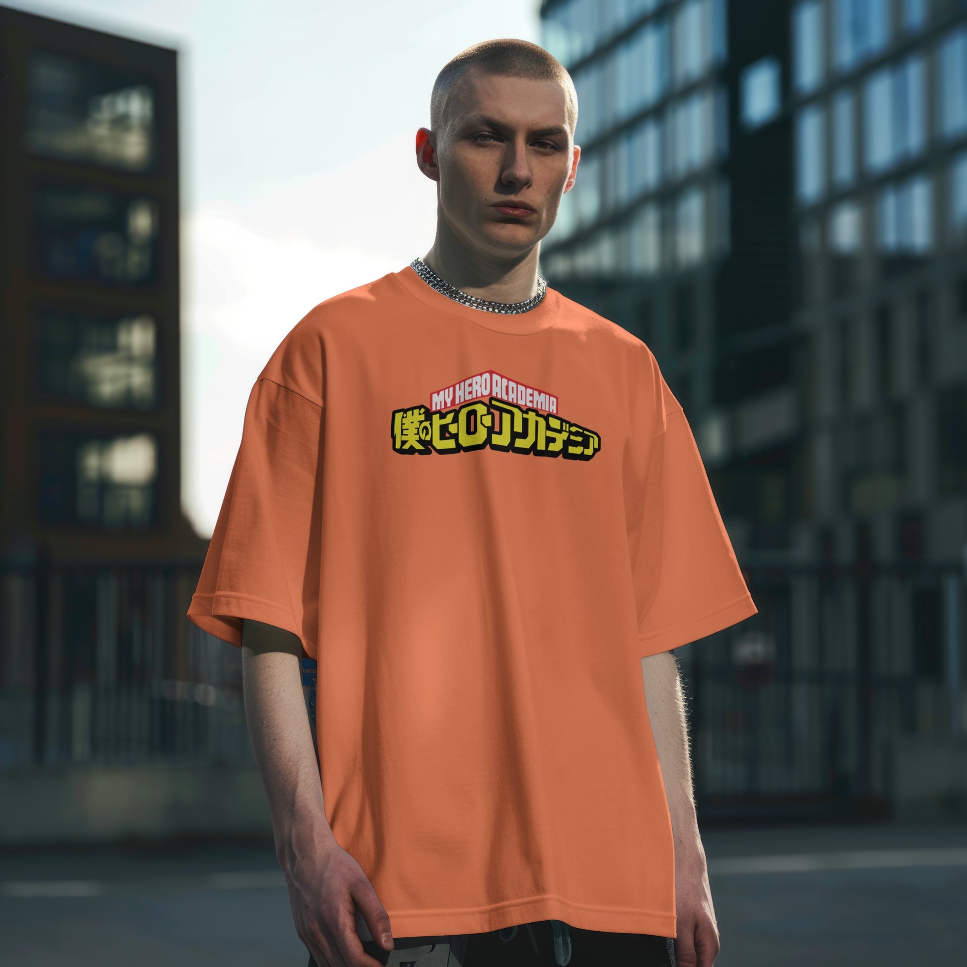 SCUBAAA Men's Heroic Kanji Edition Oversized T-shirt
