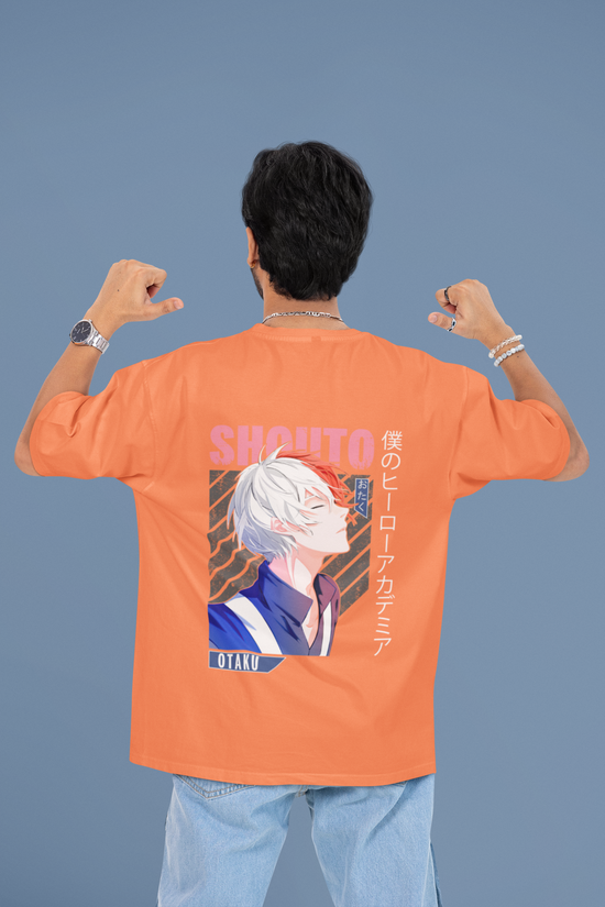SCUBAAA Men's Heroic Kanji Edition Oversized T-shirt