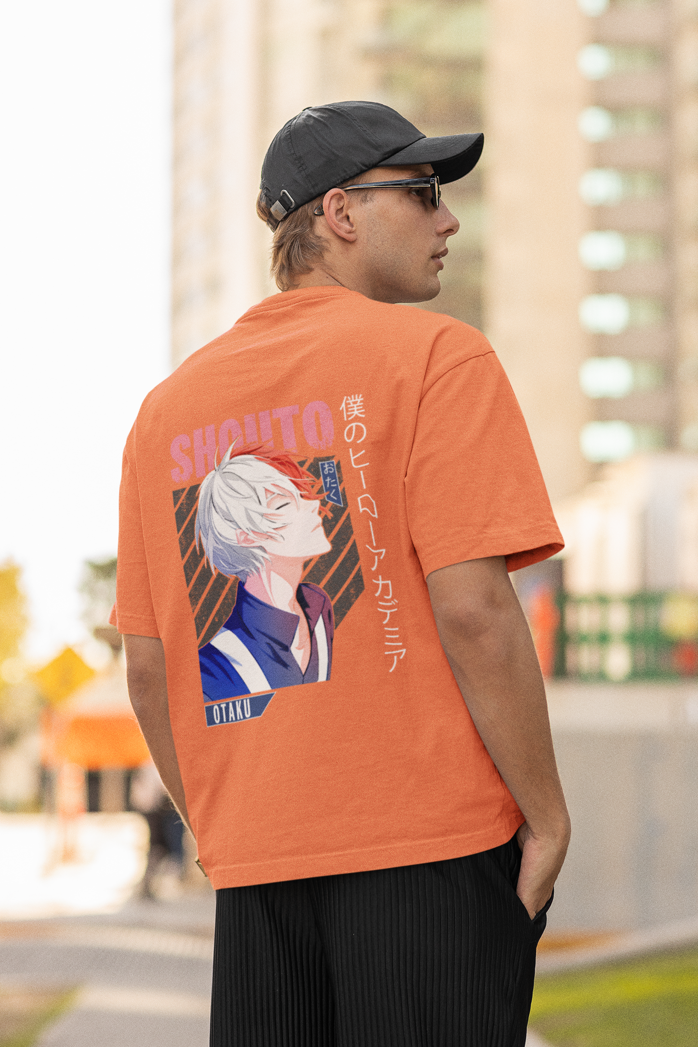 SCUBAAA Men's Heroic Kanji Edition Oversized T-shirt