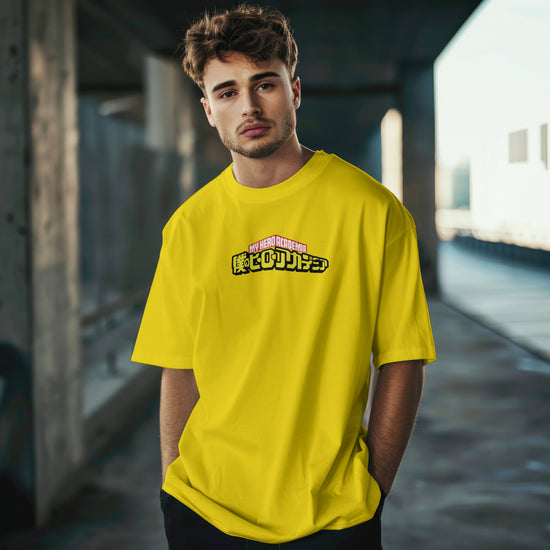 SCUBAAA Men's Heroic Kanji Edition Oversized T-shirt