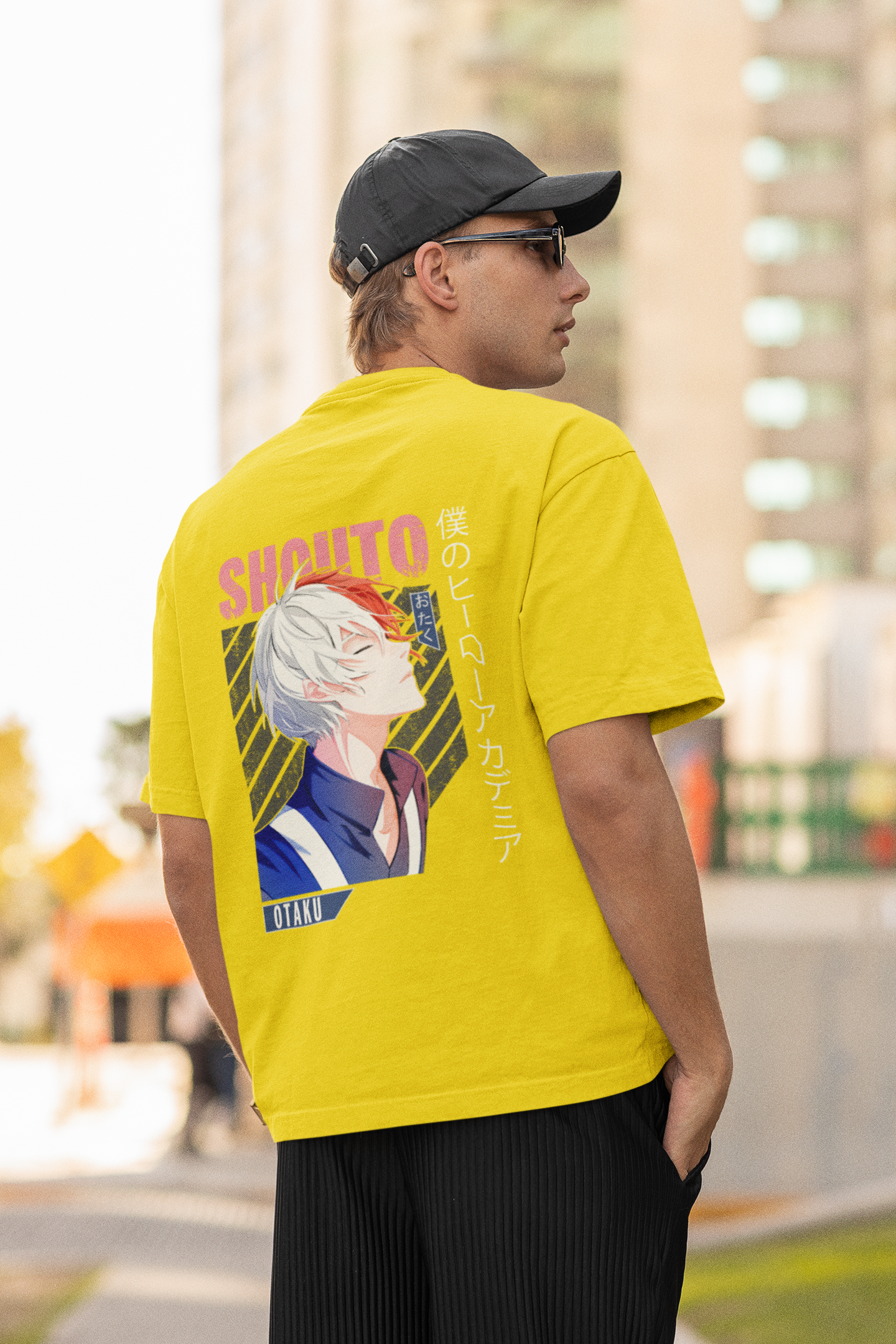 SCUBAAA Men's Heroic Kanji Edition Oversized T-shirt