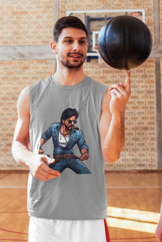 SCUBAAA Men's SRK Sleeveless  T-Shirt
