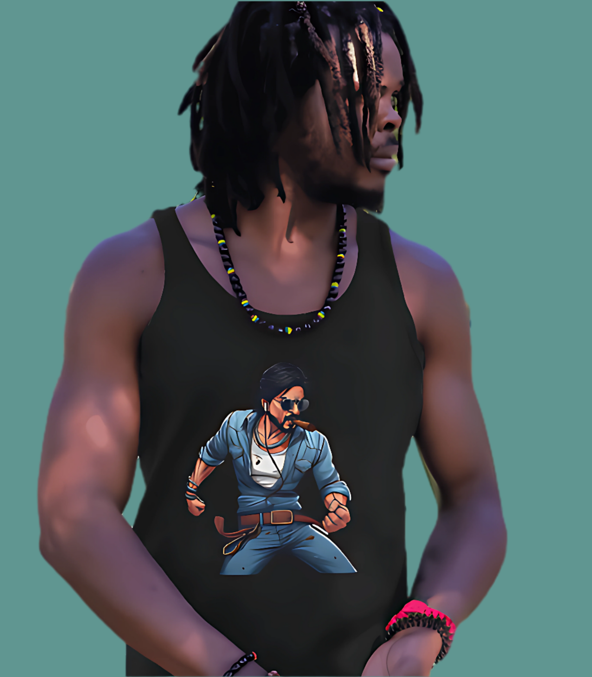 SCUBAAA Men's SRK Sleeveless  T-Shirt