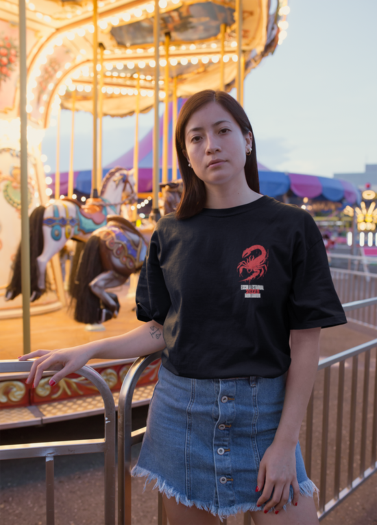 SCUBAAA Women's Scorpion Strike: Terceirão 2025 Oversized T-Shirt