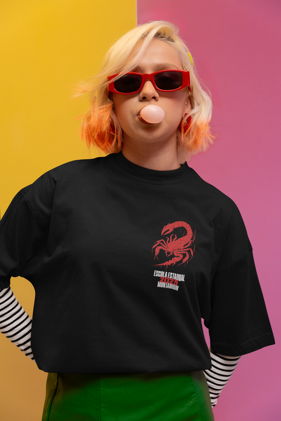 SCUBAAA Women's Scorpion Strike: Terceirão 2025 Oversized T-Shirt