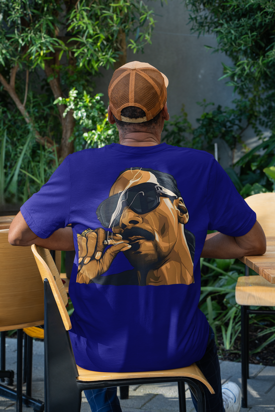 SCUBAAA Men's Bong Oversized Half Sleeve T-shirt