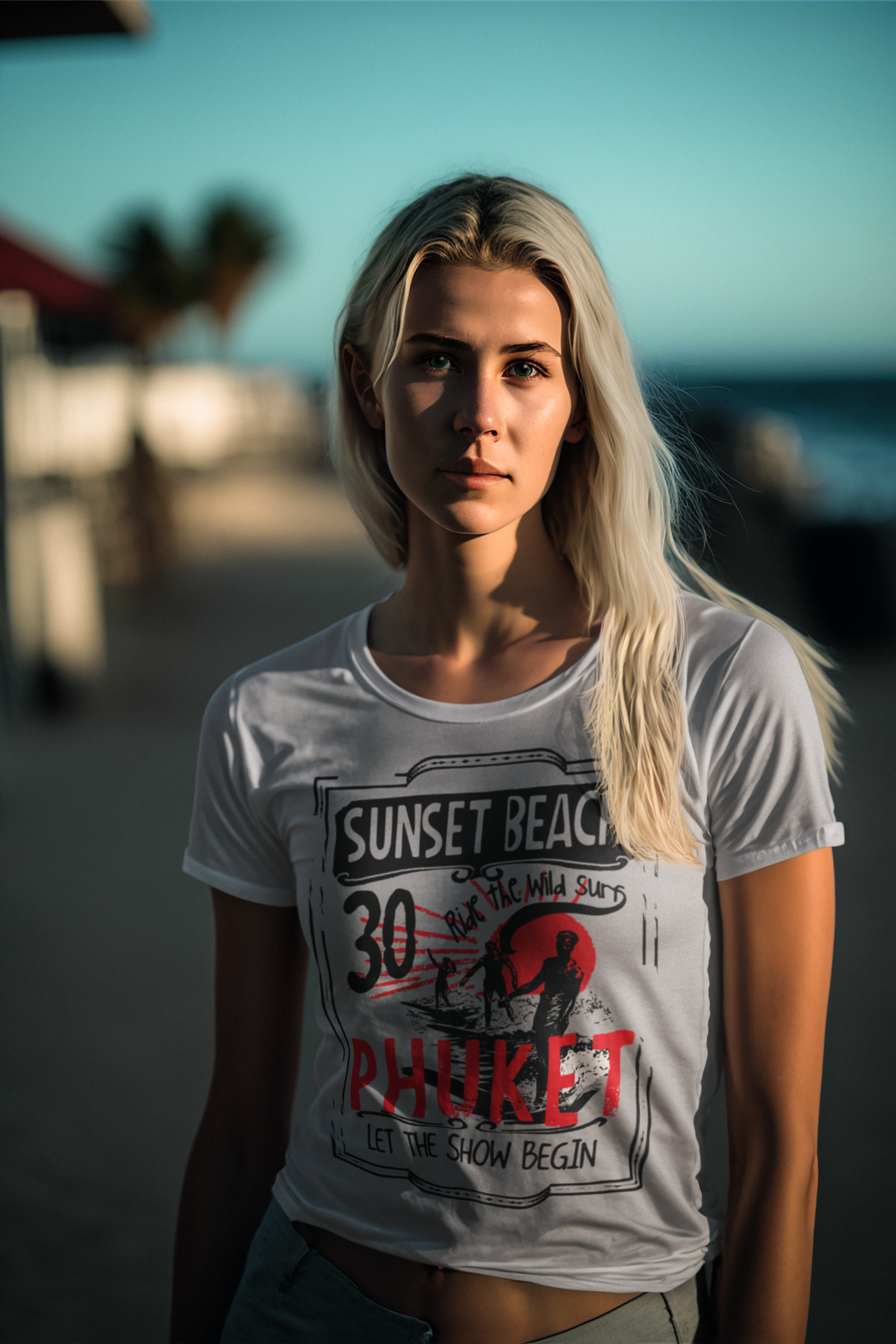 SCUBAAA Women's Surfing Regular Fit T-shirt