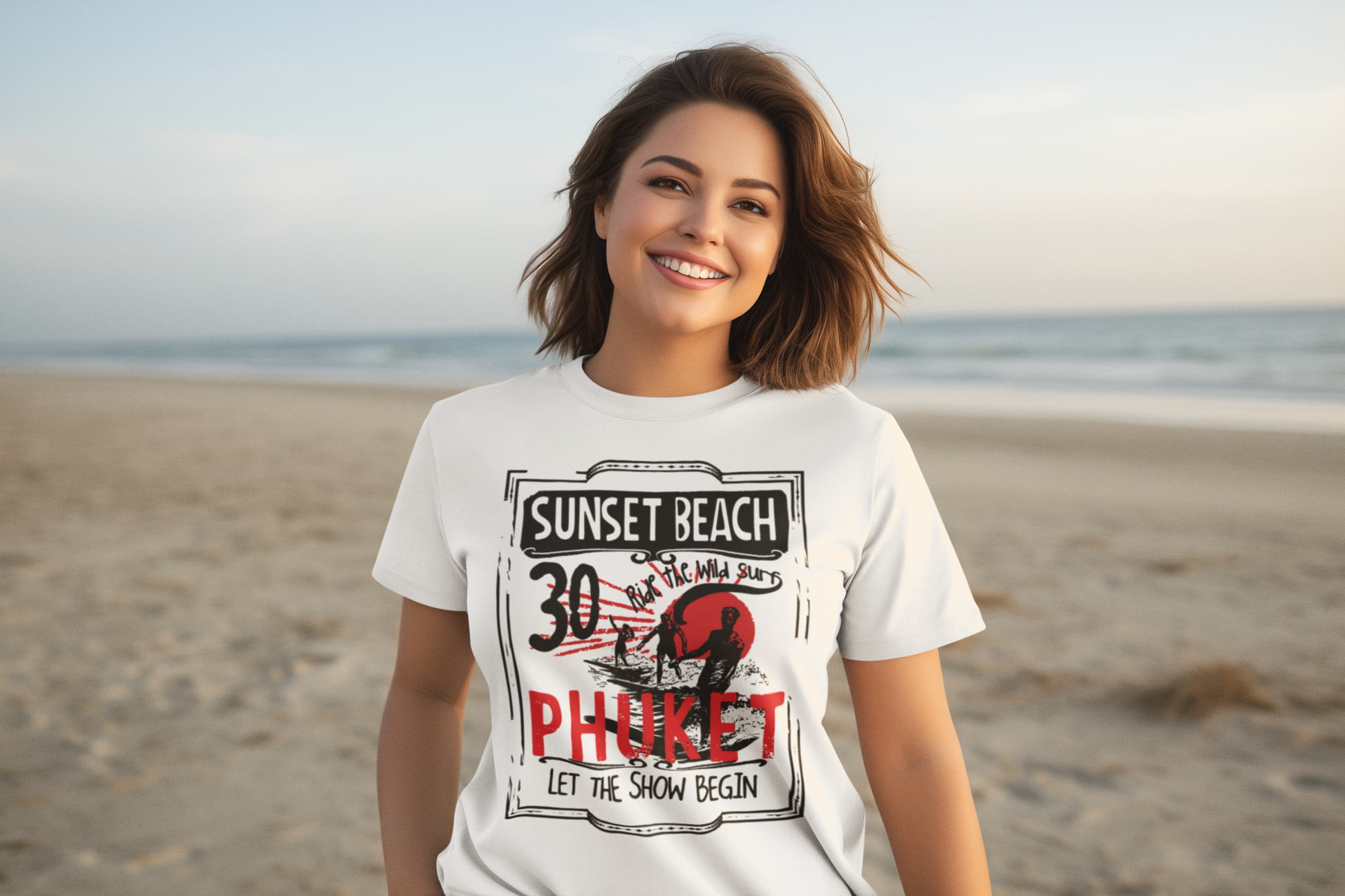 SCUBAAA Women's Surfing Regular Fit T-shirt