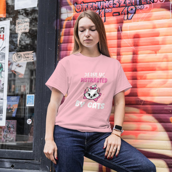 SCUBAAA Women's Cat Regular T-Shirt