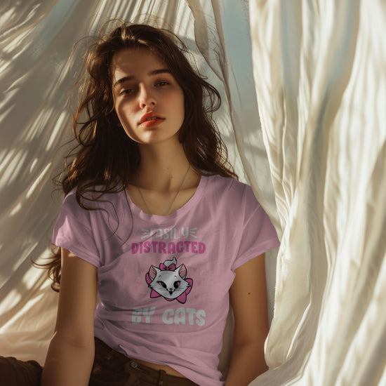 SCUBAAA Women's Cat Regular T-Shirt