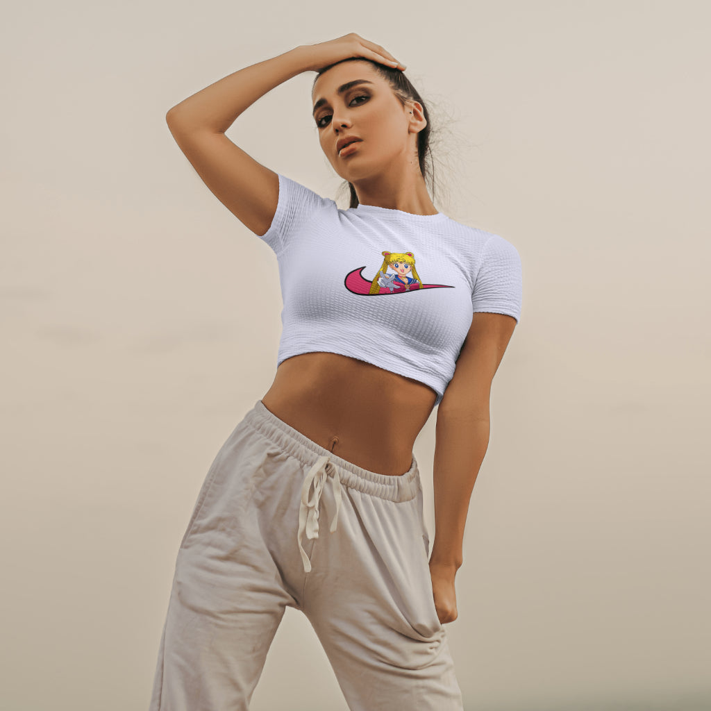 SCUBAAA Women's Salior Chic Crop Top