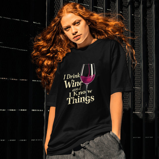SCUBAAA Women's Wine Oversized T-Shirt