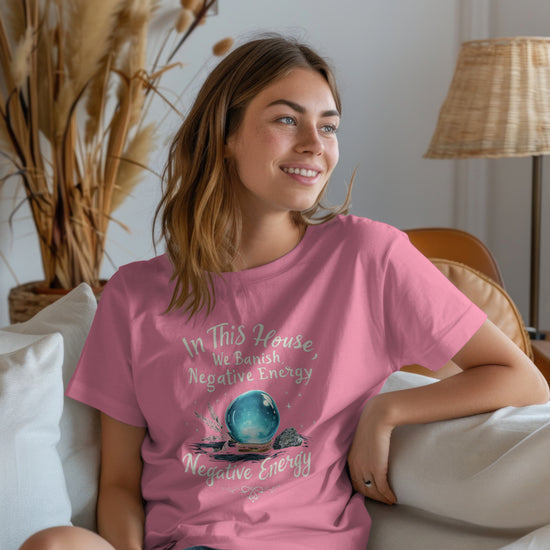 SCUBAAA Women's Positive Vibes Oversized T-Shirt