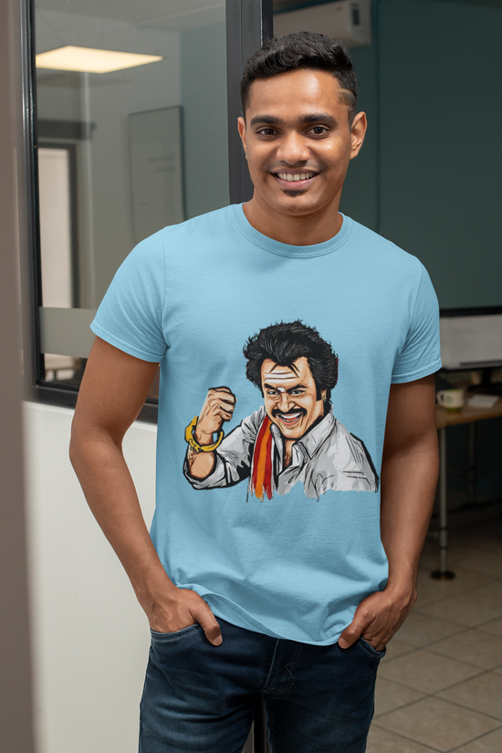 SCUBAAA Men's Thalaiva Half Sleeve T-Shirt