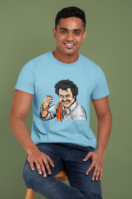 SCUBAAA Men's Thalaiva Half Sleeve T-Shirt