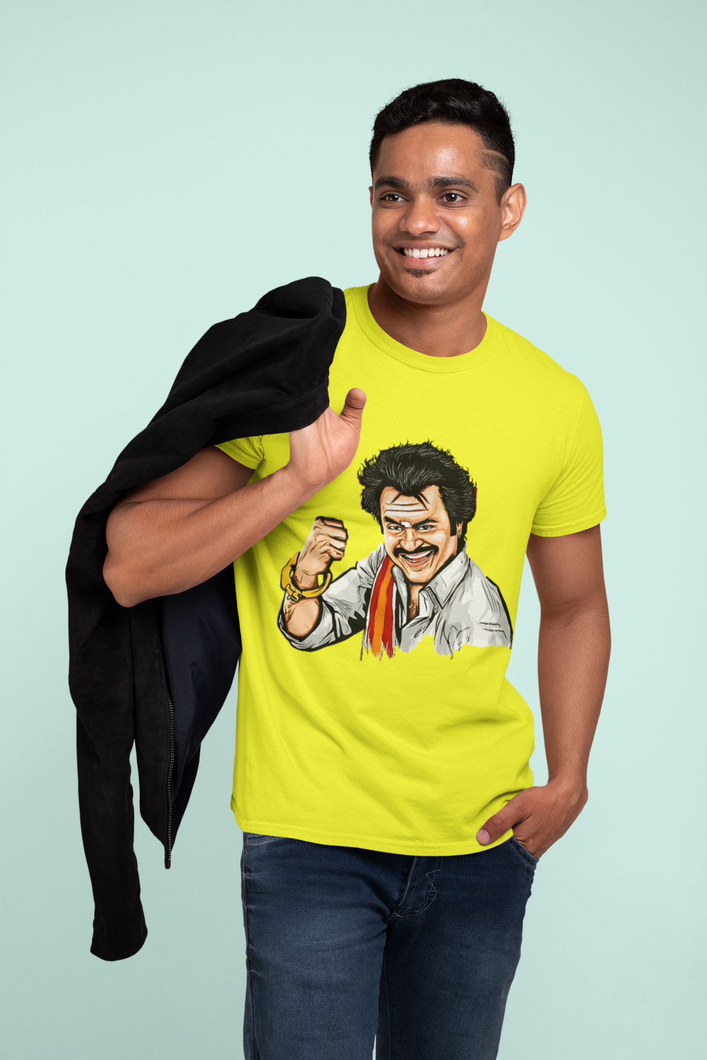 SCUBAAA Men's Thalaiva Half Sleeve T-Shirt