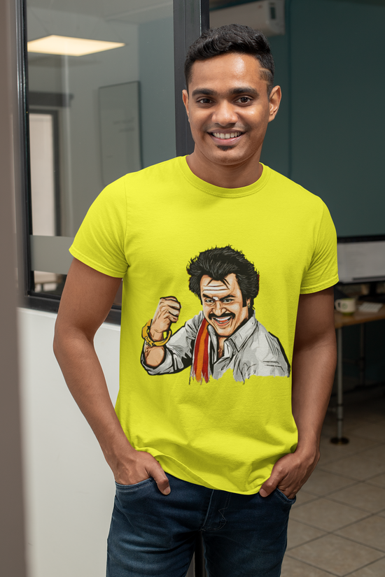 SCUBAAA Men's Thalaiva Half Sleeve T-Shirt