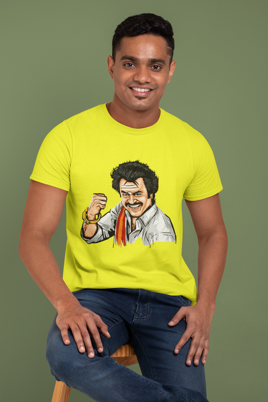 SCUBAAA Men's Thalaiva Half Sleeve T-Shirt