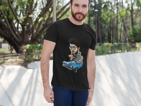 Scubaaa Men's Thalapathy Regular T-Shirt
