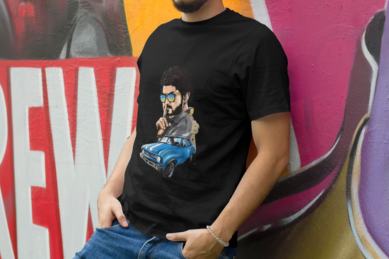 Scubaaa Men's Thalapathy Regular T-Shirt
