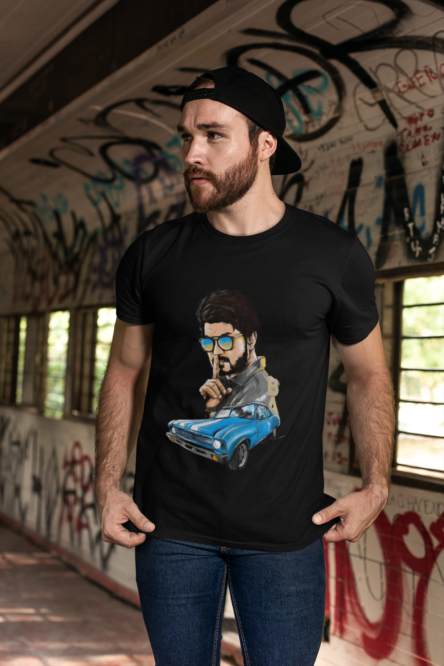 Scubaaa Men's Thalapathy Regular T-Shirt