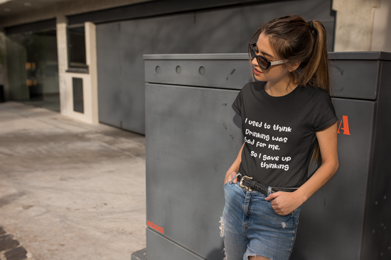Thinking Drink Plan Half Sleeve Regular Fit T-shirt