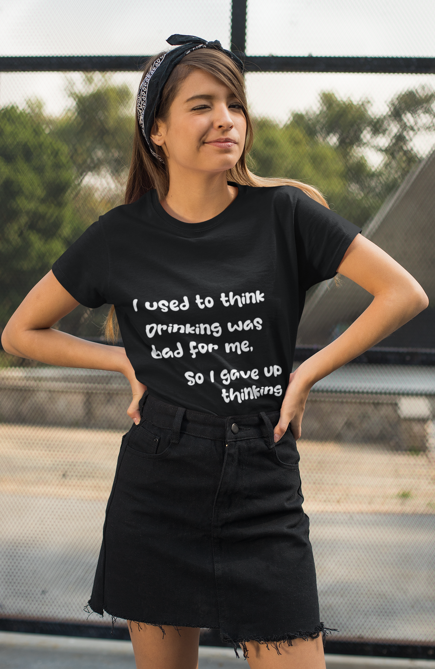 Thinking Drink Plan Half Sleeve Regular Fit T-shirt
