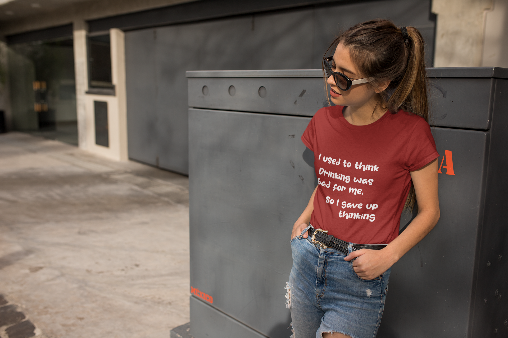 Thinking Drink Plan Half Sleeve Regular Fit T-shirt