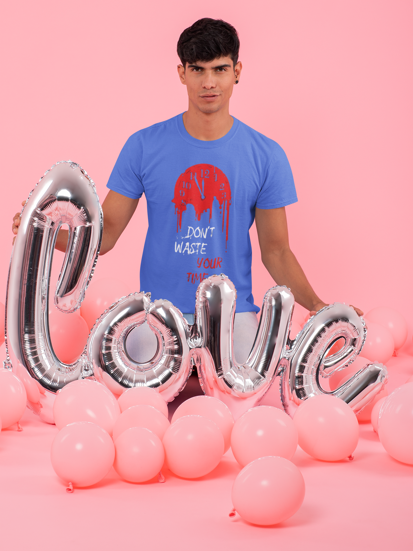 SCUBAAA Men's Time Half Sleeve T-Shirt