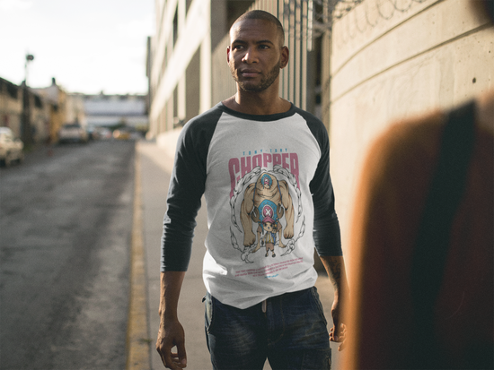 SCUBAAA Men's Tony Tony Chopper Full Sleeve Raglan T-Shirt