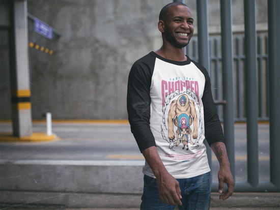 SCUBAAA Men's Tony Tony Chopper Full Sleeve Raglan T-Shirt