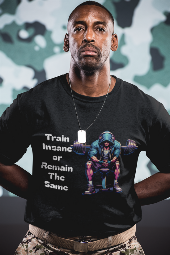 SCUBAAA Men's Train Insane Oversized T-Shirt