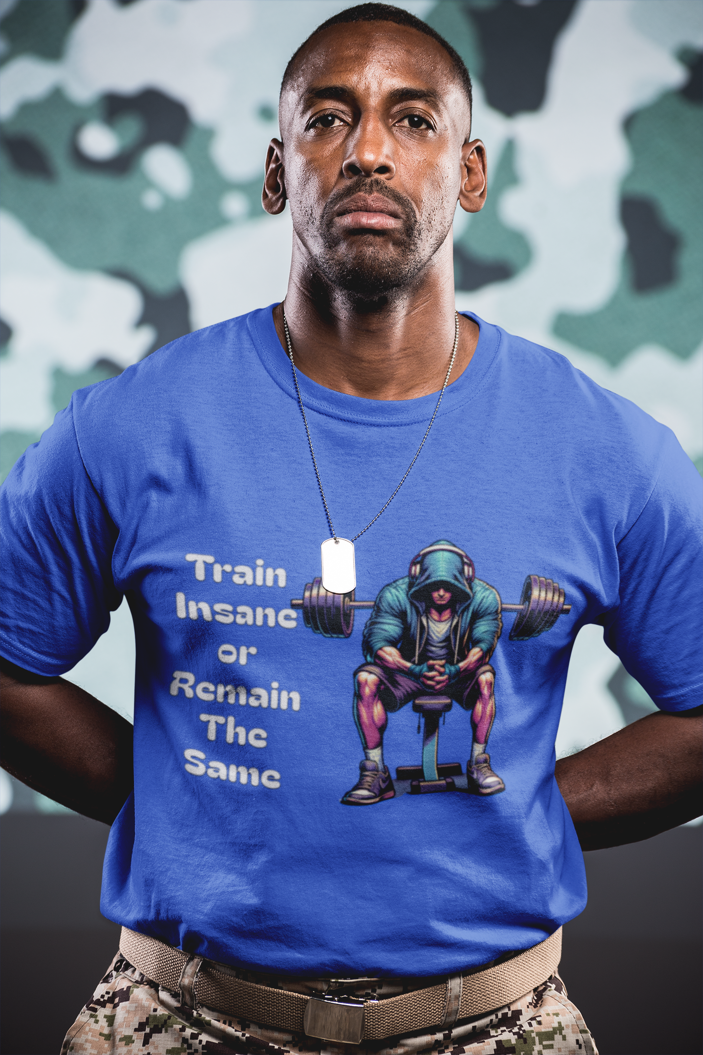 SCUBAAA Men's Train Insane Oversized T-Shirt
