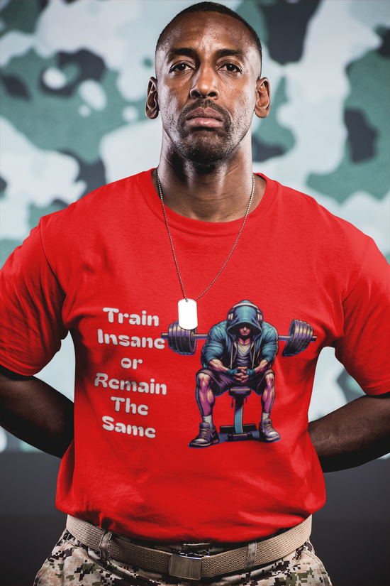 SCUBAAA Men's Train Insane Oversized T-Shirt