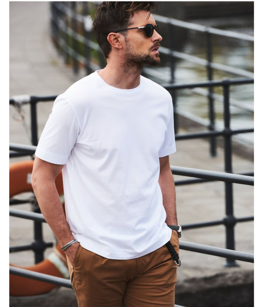 SCUBAAA Men's Plain Half Sleeve Regular Fit T-shirt