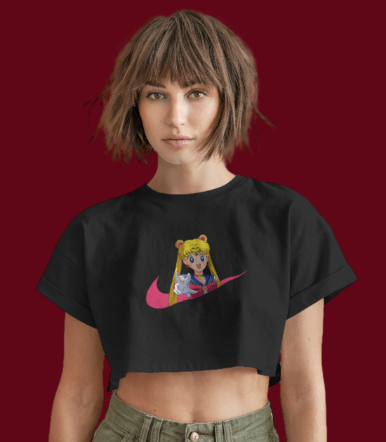 SCUBAAA Women's Salior Chic Crop Top