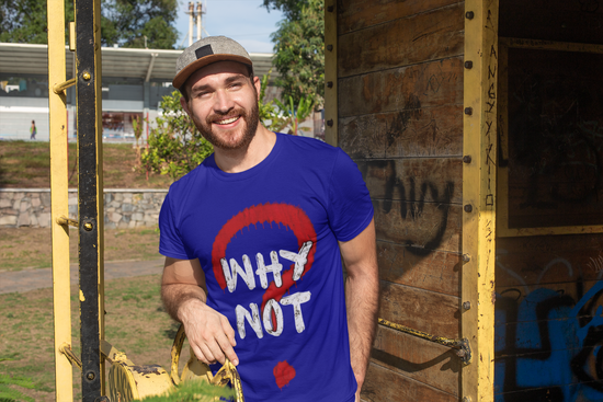 SCUBAAA Men's Why Not Half Sleeve T-Shirt