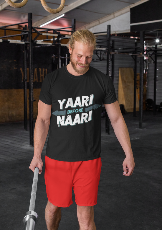 SCUBAAA Men's Yaari Theme Half Sleeve T-Shirt