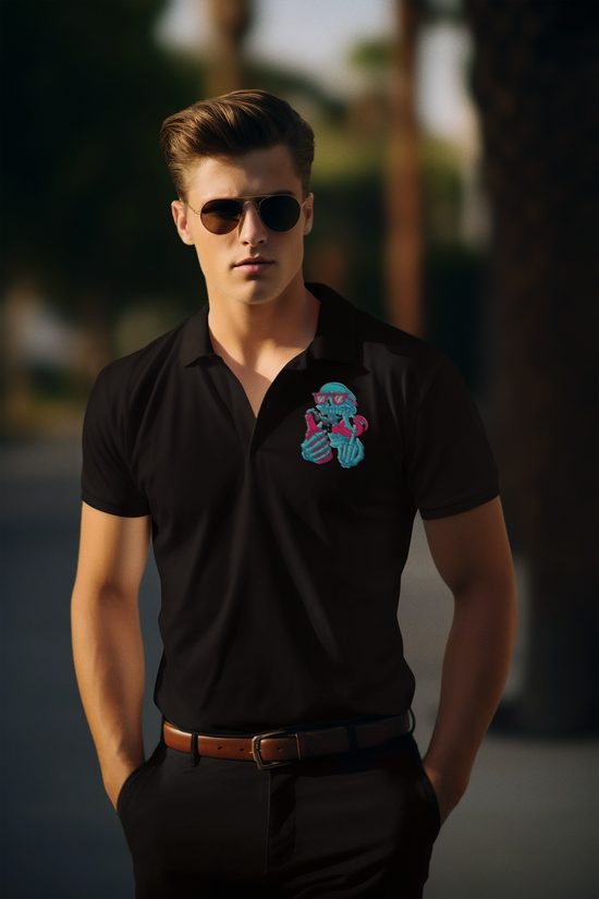 SCUBAAA Men's Poison Polo T- Shirt
