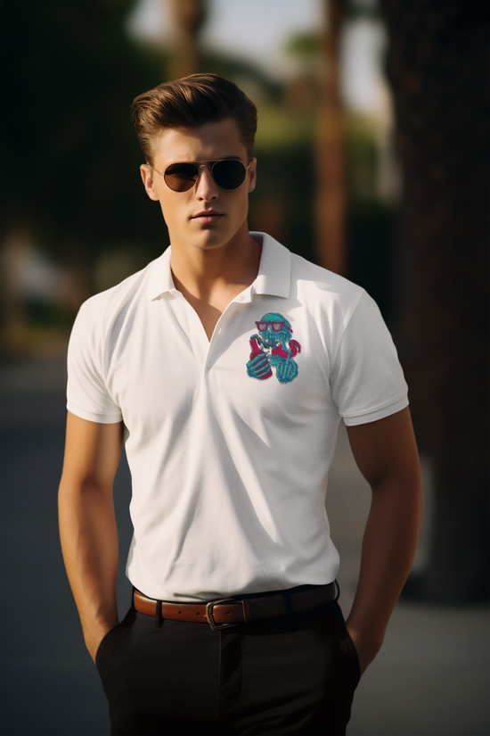 SCUBAAA Men's Poison Polo T- Shirt