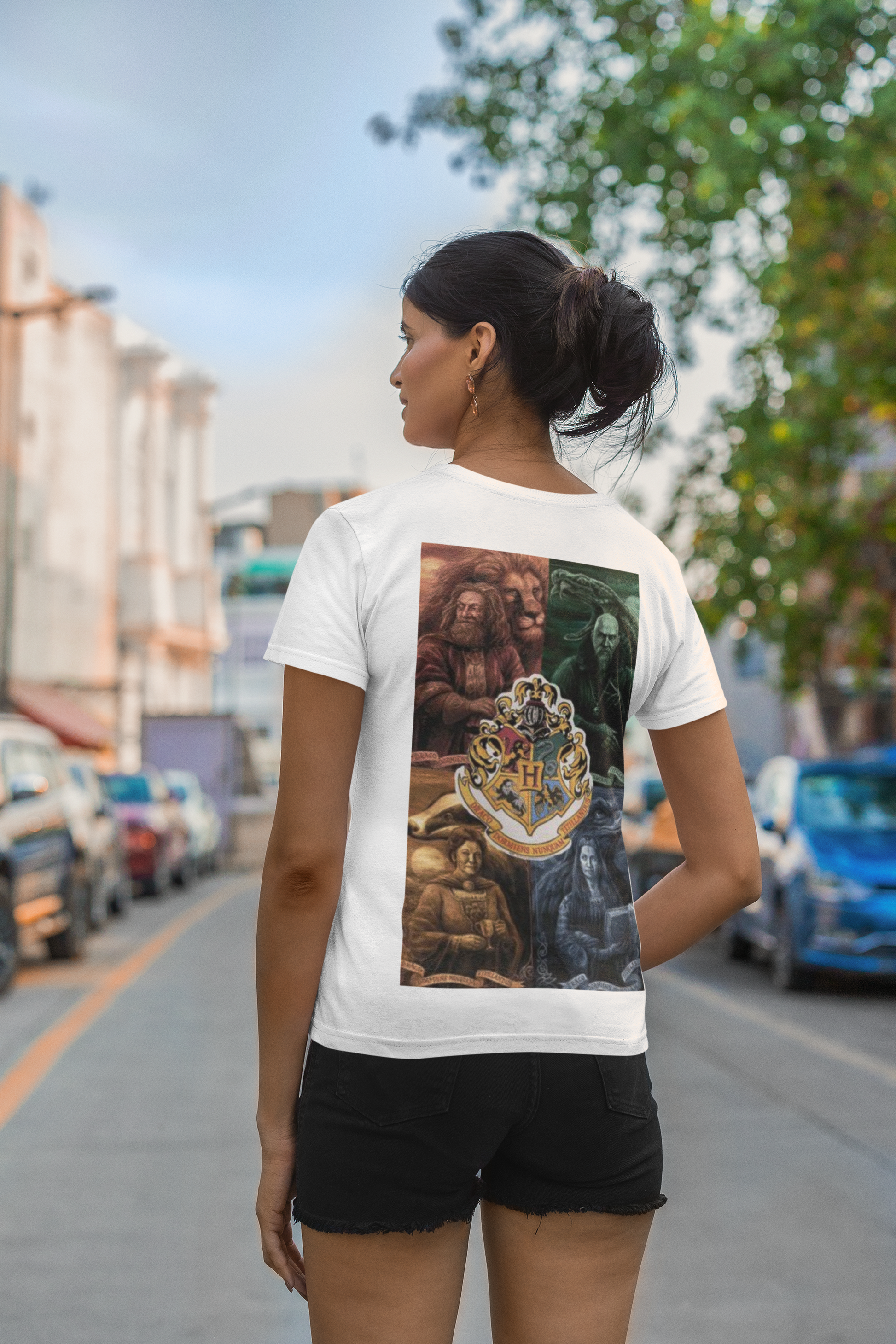 SCUBAAA Women's Harry Potter Half Sleeve Regular Fit T-shirt