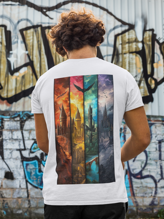 SCUBAAA Men's Harry Potter Half Sleeve Regular Fit T-shirt