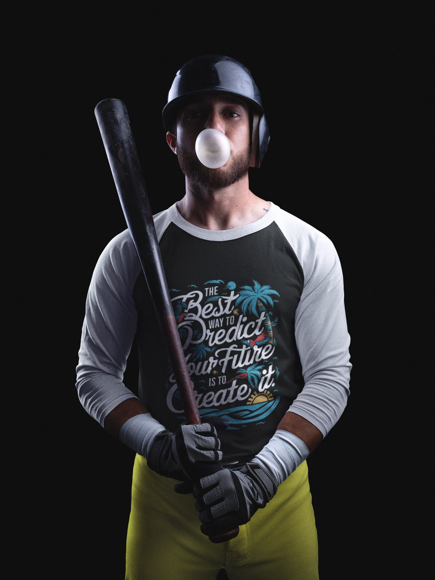 SCUBAAA Men's Full Sleeve Raglan T-Shirt