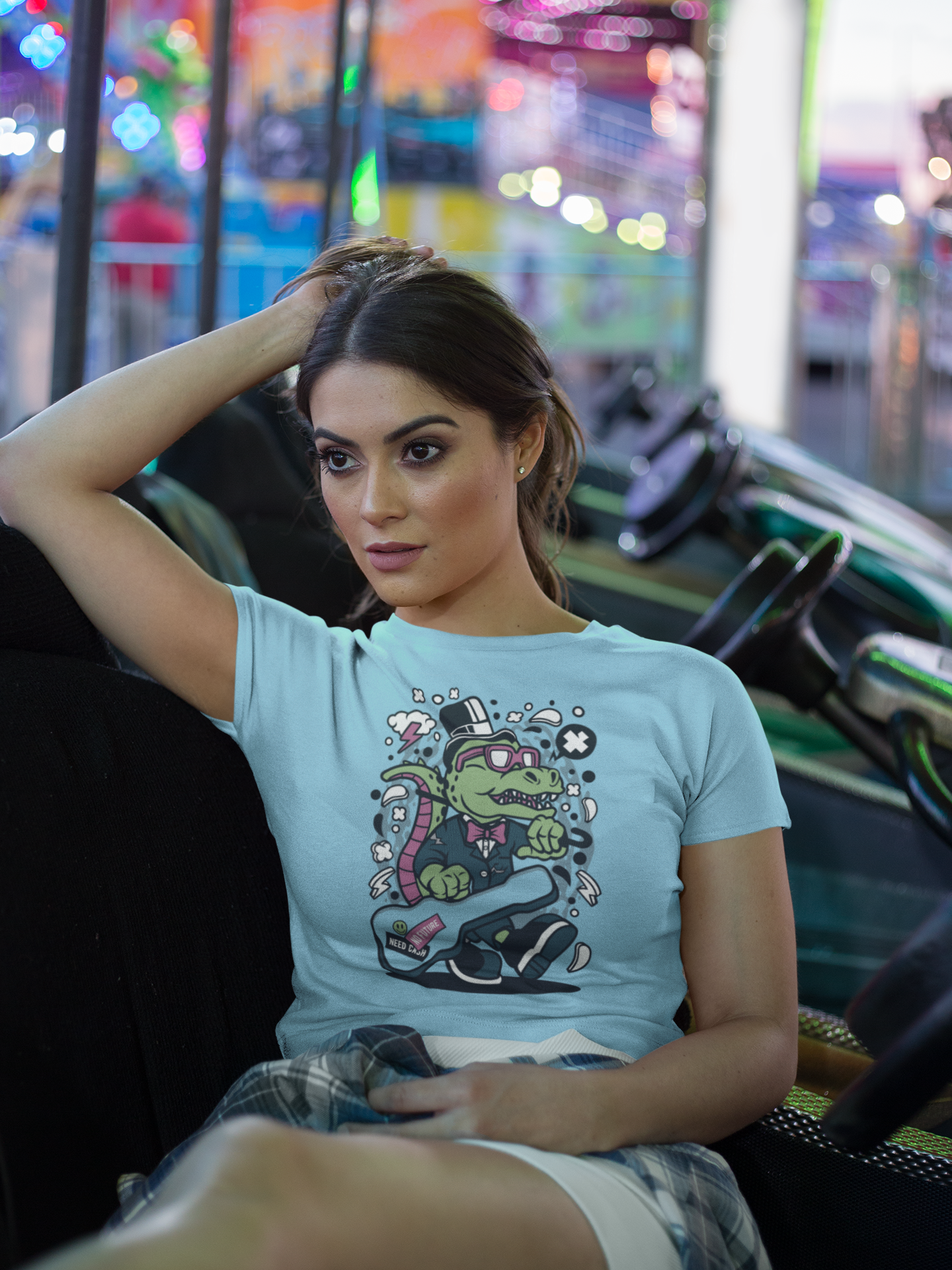 SCUBAAA Women's Trex Guitar Crop Top