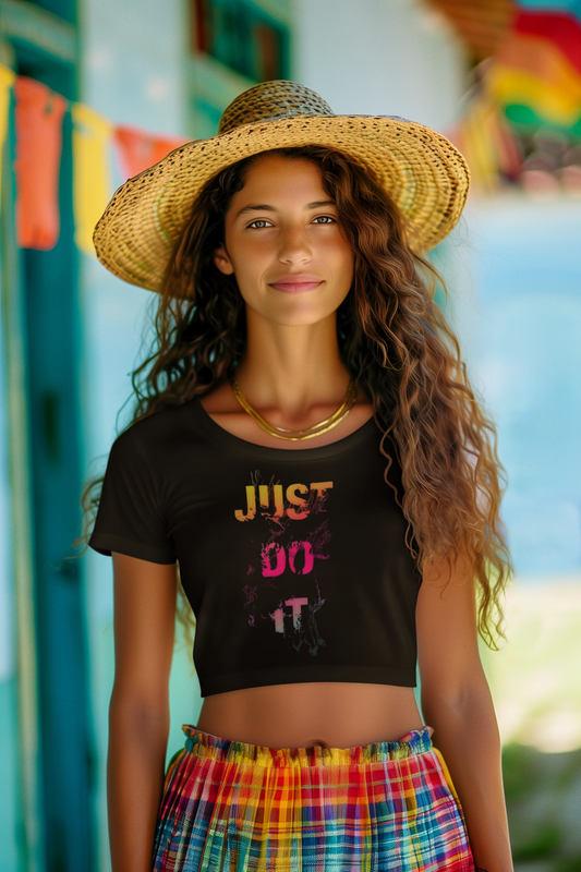 SCUBAAA Women's Just Do It Crop Top