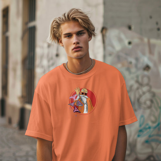 SCUBAAA Men's Dragon Ball Z Oversized Half Sleeve T-shirt